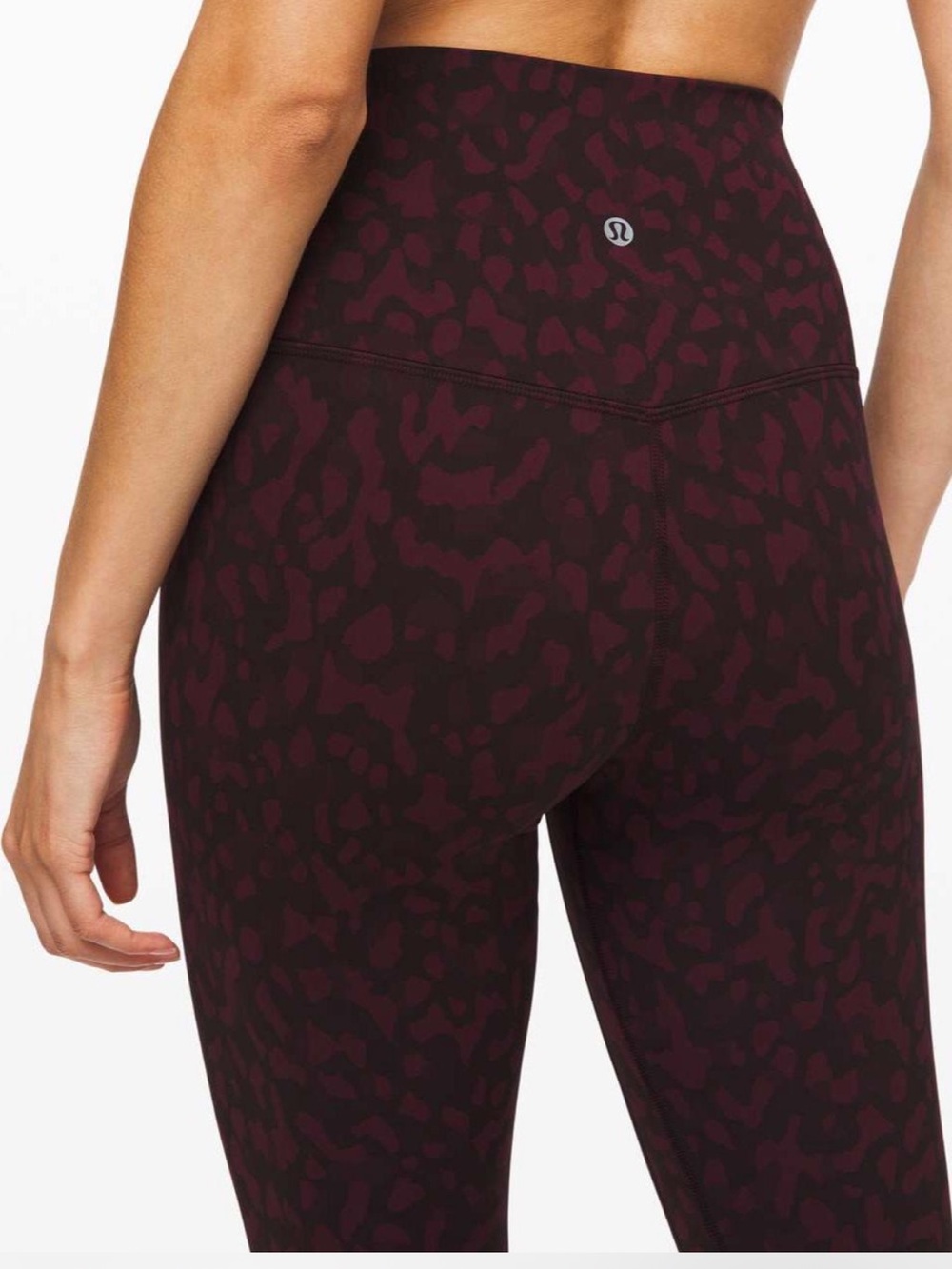 lululemon athletica Align leggings Plum Leopard Print